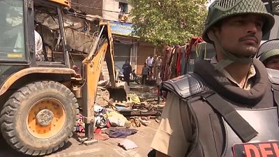 Muslim-owned shops demolished in New Delhi