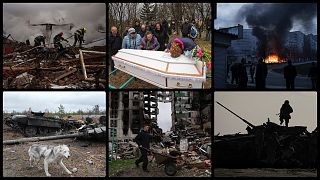 Az ukrajnai háború gyászos pillanatai