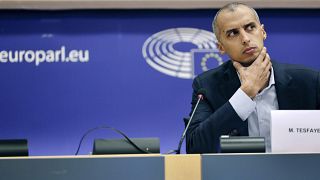 Denmark's Minister for Immigration and Integration Mattias Tesfaye attends a meeting at the European Parliament in January.