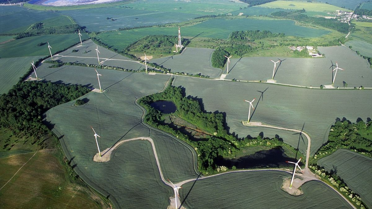 Wind farm in Poland.