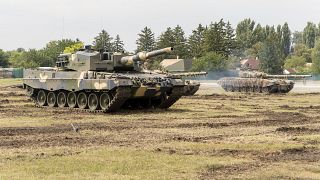 Almanya'nın Leopard tankları