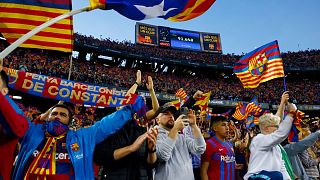 Barcelona defeated Wolfsburg in the first leg of the UEFA Women's Champions League semifinal.