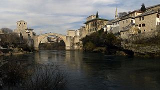 Bosnia's southern city of Mostar in December 2020.