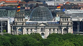 A berlini parlament épülete, a Reichstag