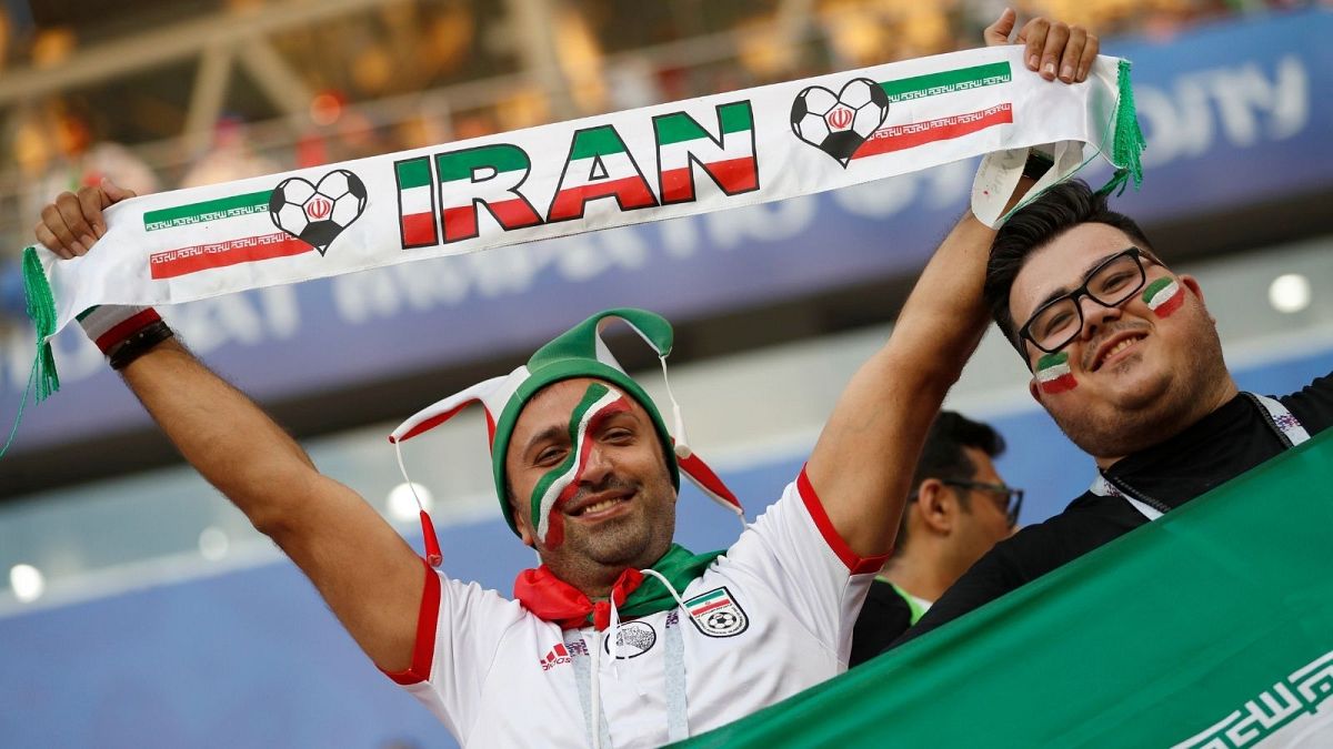 تماشاچیان طرفدار تیم ملی فوتبال ایران