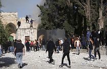Gelände der al-Aqsa Moschee in Jerusalem