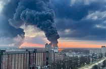 Incêndio em Bryansk, na Rússia