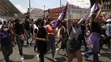 Meksika: Öldürülen 18 yaşındaki kız için yüzlerce kadın sokaklara döküldü