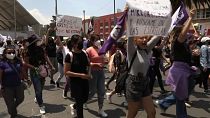Protestos contra femicídios no México