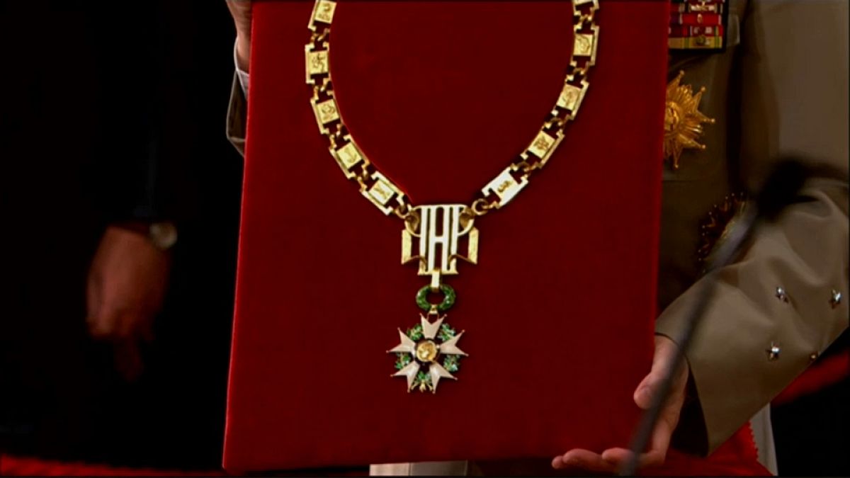 La Grand Croix de la Légion d'honneur, remise au président lors de son investiture