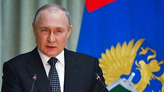 Wladimir Putin am diesem Montag im Kreml bei einem offiziellen Termin