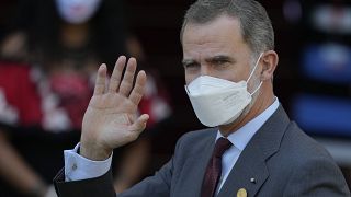 Spain's King Felipe VI has sought to distance himself from his father Juan Carlos I.