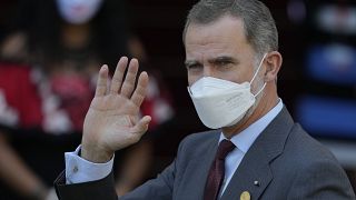 ARCHIVO - El rey de España Felipe VI en Santiago de Chile, el jueves 10 de marzo 2022