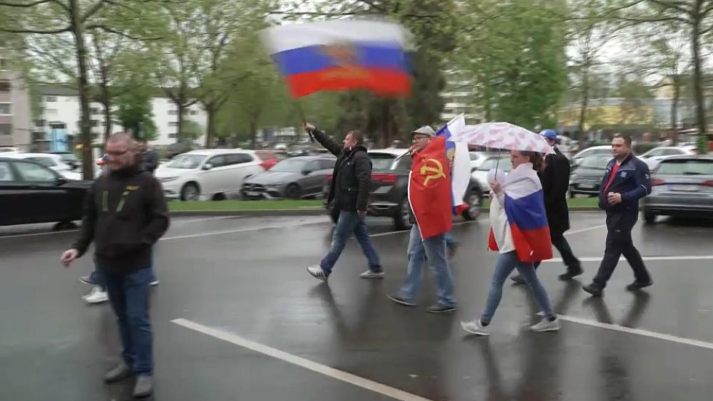 Demonstrationen bei Baden-Baden: „Russland-Deutschland“ mit Putin