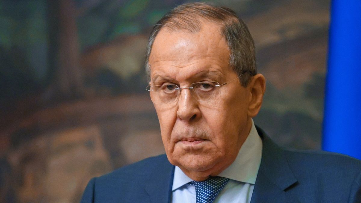 Szergej Lavrov, orosz külügyminiszter, Moszkva, 2022. április 22.