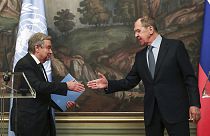UN-Generalsekretär Guterres traf den russischen Außenminister Lawrow in Moskau