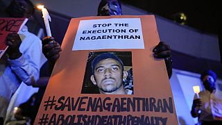 Malezyalı gencin idam kararı Singapur'da protesto edilmişti
