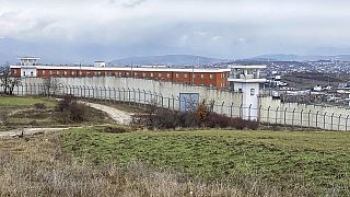 Gefängnis in Gjilan, 50 Kilometer südöstlich der kosovarischen Hauptstadt Pristina, wo die dänischen Behörden das neue Gefängnis mit 300 Zellen betreiben werden.