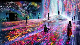 Borderless exhibition by teamLab