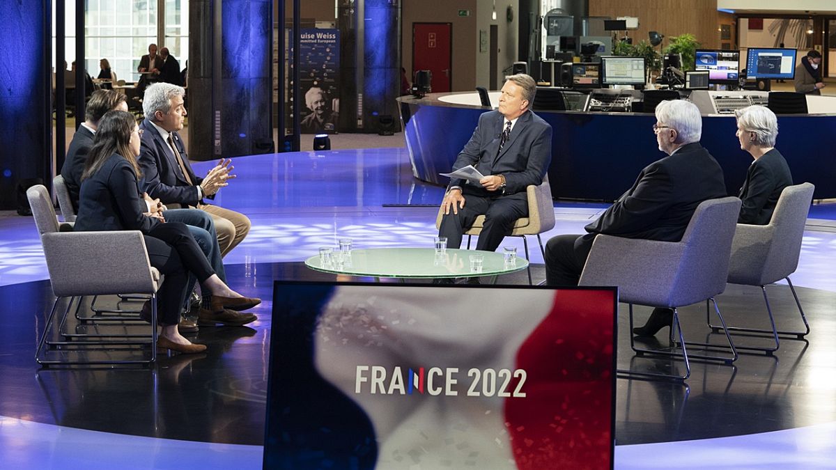 Euronews hosted the post-election debate inside the European Parliament in Brussels.