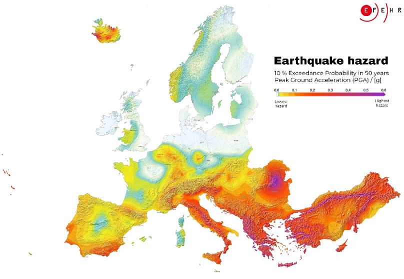 First Europe-wide earthquake risk model shows the cities and regions most threatened by disaster