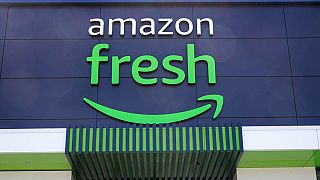 An Amazon Fresh grocery store in Warrington