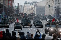 Répétition de la parade militaire russe