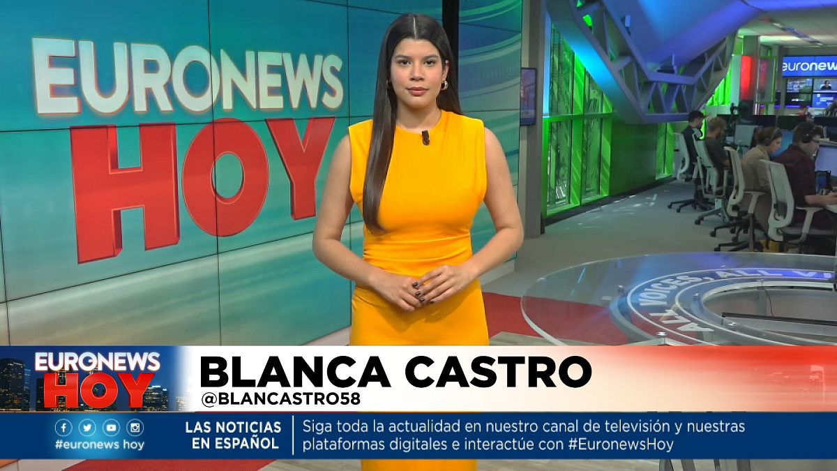 Blanca Castro presenta este viernes 29 de abril Euronews Hoy.