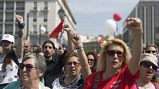 Πορεία για την Πρωτομαγιά στο κέντρο της Αθήνας- φώτο αρχείου