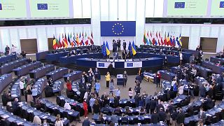 Das Plenum im EU-Parlament in Straßburg.