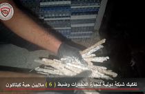 Pastillas de captagon incautadas en una redada en Irak