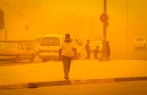 Bağdat'ta kum fırtınası