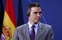 Archives : le Premier ministre espagnol Pedro Sanchez à Berlin (Allemagne), le 18/03/2022