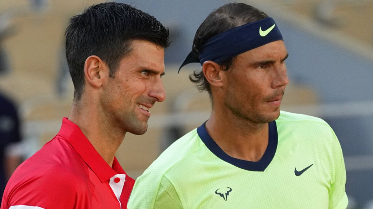 Srıp tenisçi Novak Djokovic ve İspanyol tenisçi Rafael Nadal 