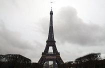 the Eiffel Tower in Paris, France, Tuesday, March 15, 2022.
