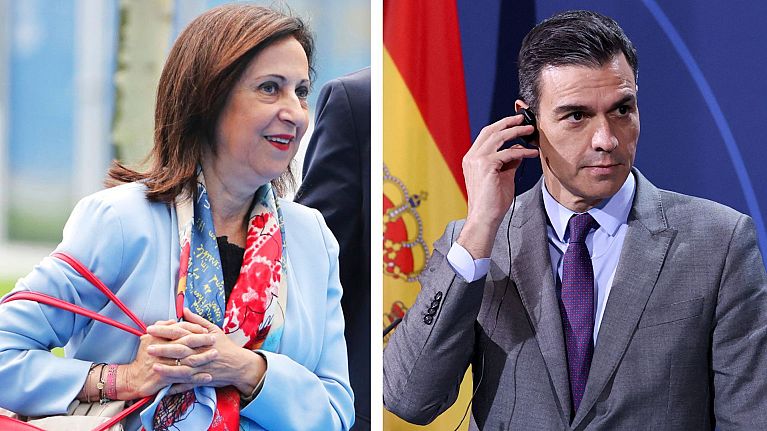Spanish Prime Minister Pedro Sánchez and defence minister Margarita Robles had their devices infected with spyware last year Spanish Prime Minister Pedro Sánchez and defence minister Margarita Robles had their devices infected with spyware last year
