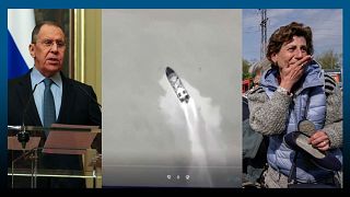 Russlands Außenminister Sergej Lawrow, Angeriffe auf russische Boote, Binnenflüchtige in der Ukraine