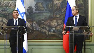 Συνέντευξη Τύπου του Ρώσου υπουργού Εξωτερικών Σεργκέι Λαβρόφ με τον Ισραηλινό ομόλογό του - φώτο αρχείου