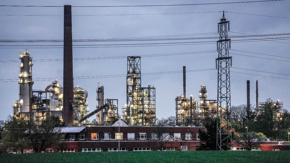 Shell-Chemiefabrik in Wesseling bei Köln 