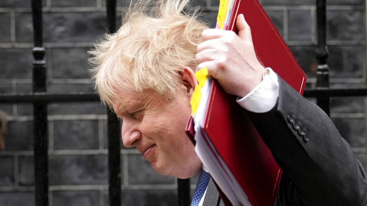 Boris Johnson, primer ministro del Reino Unido, en Londres, el 27 de abril de 2022. 