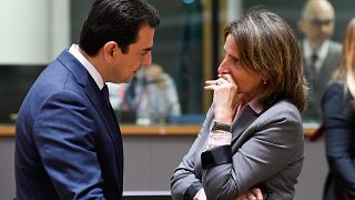 Κώστας Σκρέκας (Υπουργός Περιβάλλοντος & Ενέργειας Ελλάδας) - Τερέζα Ριμπέρα Ροντρίγκεζ (Υπουργός Οικολογικής Μετάβασης και Δημογραφικών Προκλήσεων Ισπανίας )