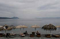 The incident occurred over the weekend on at one of Greece's popular islands.