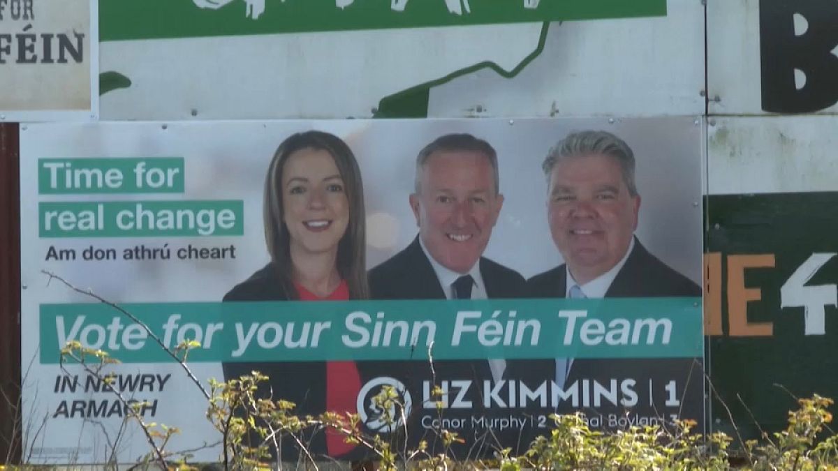 Választási plakát Észak-Írországban