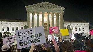 تجمع حامیان سقط جنین در برابر دیوان عالی آمریکا