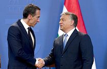 Christian Kern és Orbán Viktor 2016-ban