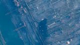This satellite image taken by Planet Labs PBC shows smoke rising at the Azovstal steelworks in Mariupol, Ukraine, Wednesday, May 4, 2022. This satellite image taken by Planet Labs PBC shows smoke rising at the Azovstal steelworks in Mariupol, Ukraine, Wednesday, May 4, 2022.