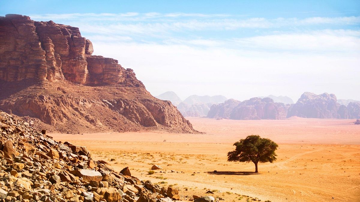 Over 90 per cent of Jordan's land is arid or semi-arid