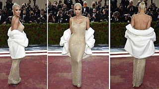 Kim Kardashian, aki ellopta az estét Marily Monroe ruhájában