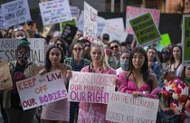 Демонстрация женщин за право на аборт