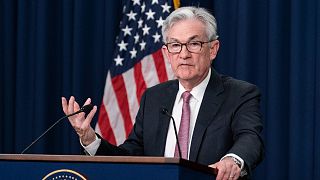 Federal Reserve Board Chair Jerome Powell speaks during a news conference at the Federal Reserve, Wednesday, May 4, 2022 in Washington. 